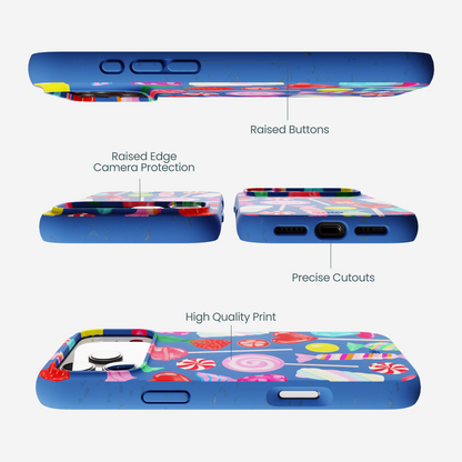 Electric Blue Candy Shop iPhone 17 Pro Max Case