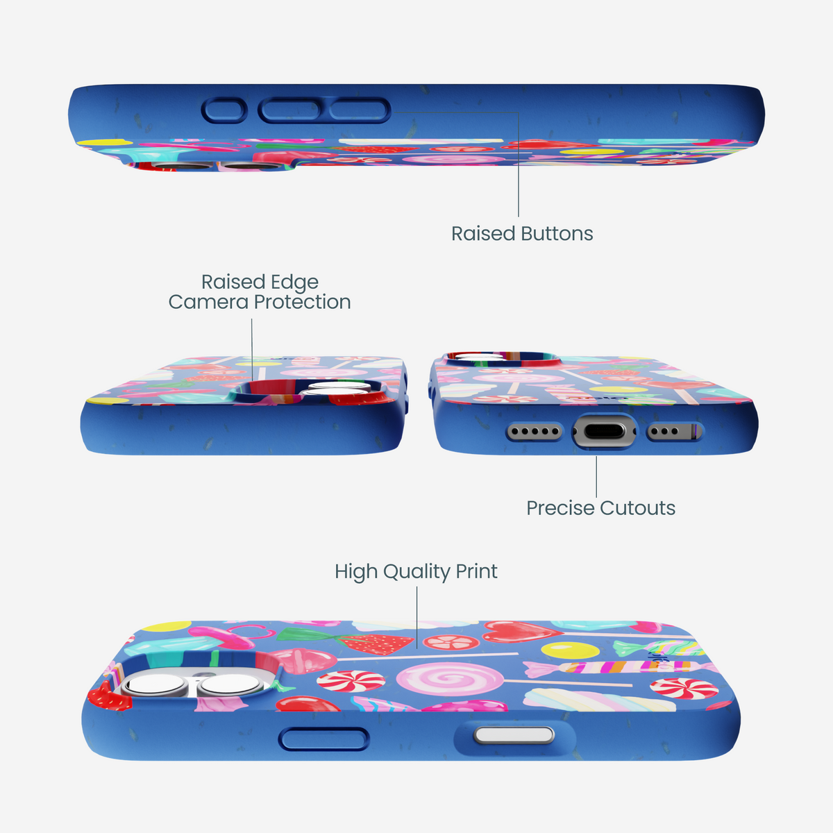 Electric Blue Candy Shop iPhone 17 Case