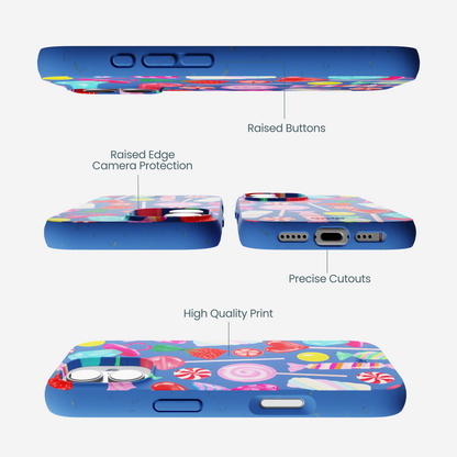 Electric Blue Candy Shop iPhone 17 Case