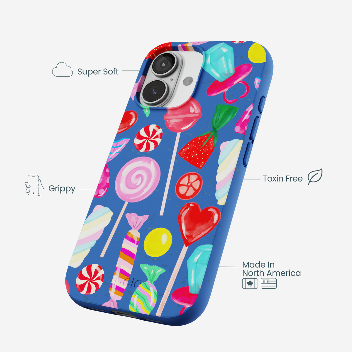 Electric Blue Candy Shop iPhone 17 Case