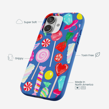 Electric Blue Candy Shop iPhone 17 Case
