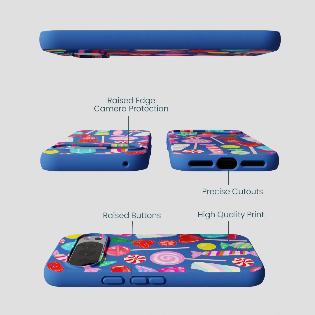Electric Blue Candy Shop Google Pixel 10/10 Pro Case