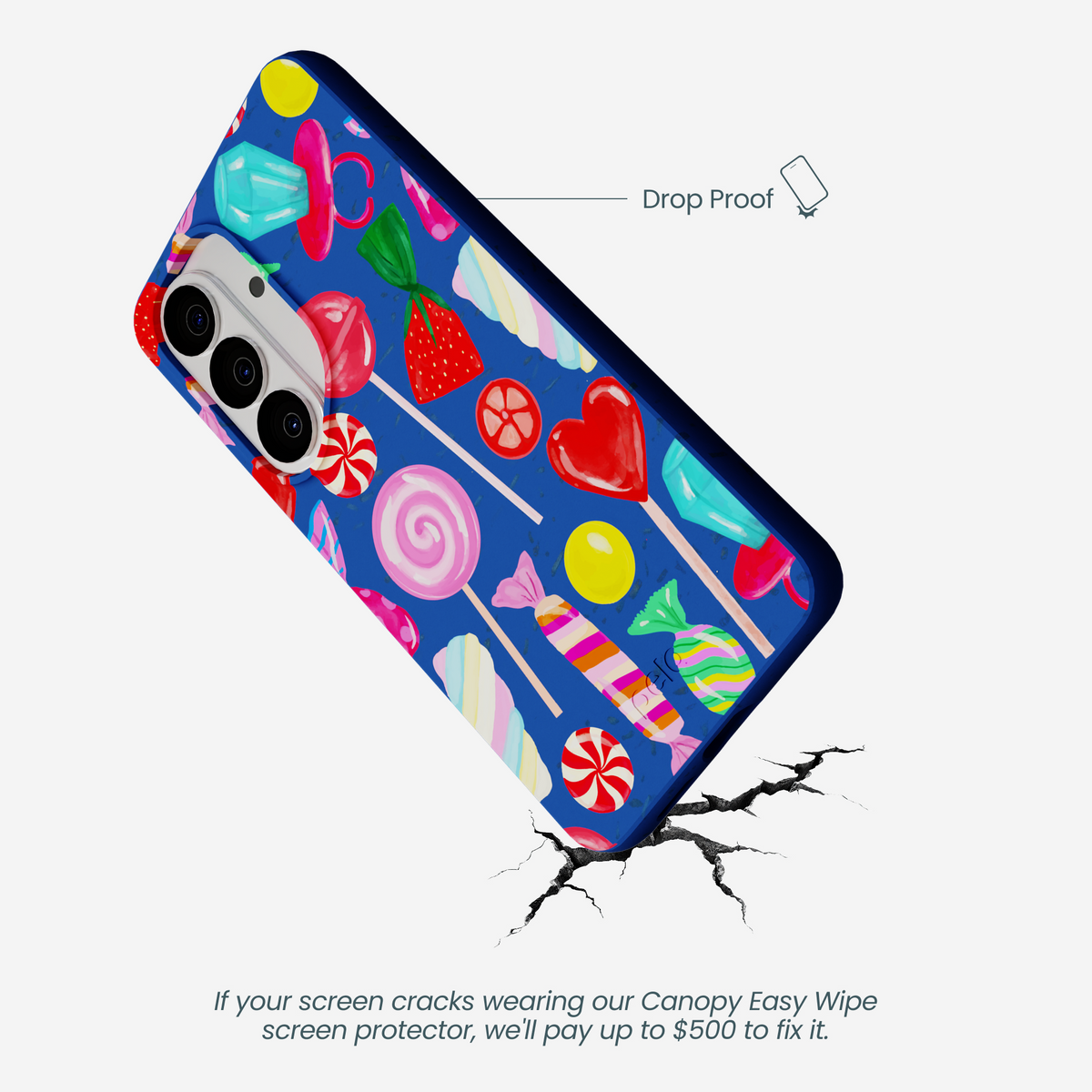 Electric Blue Candy Shop Samsung Galaxy S26 Case