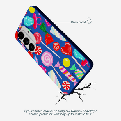 Electric Blue Candy Shop Samsung Galaxy S26 Case