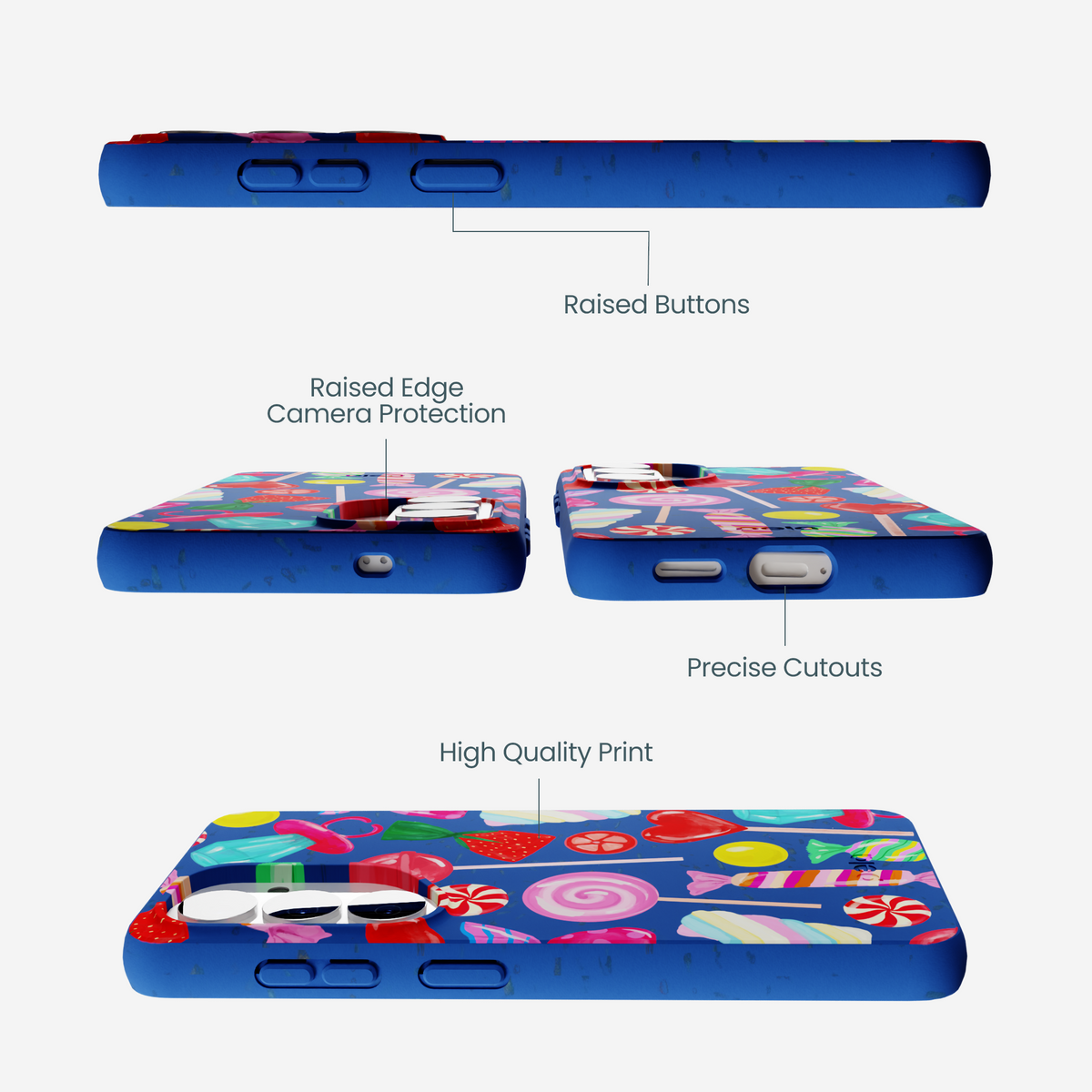 Electric Blue Candy Shop Samsung Galaxy S26 Case