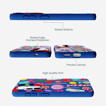 Electric Blue Candy Shop Samsung Galaxy S26 Case