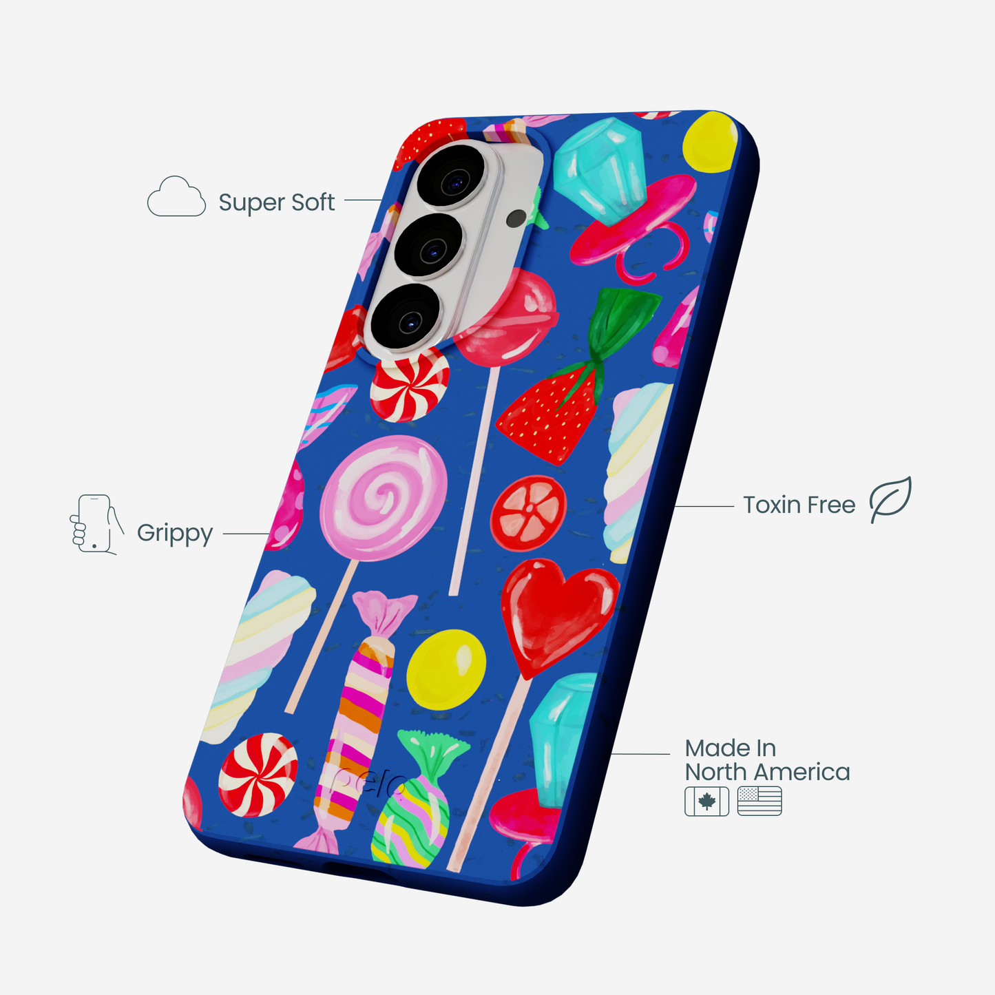 Electric Blue Candy Shop Samsung Galaxy S26 Case