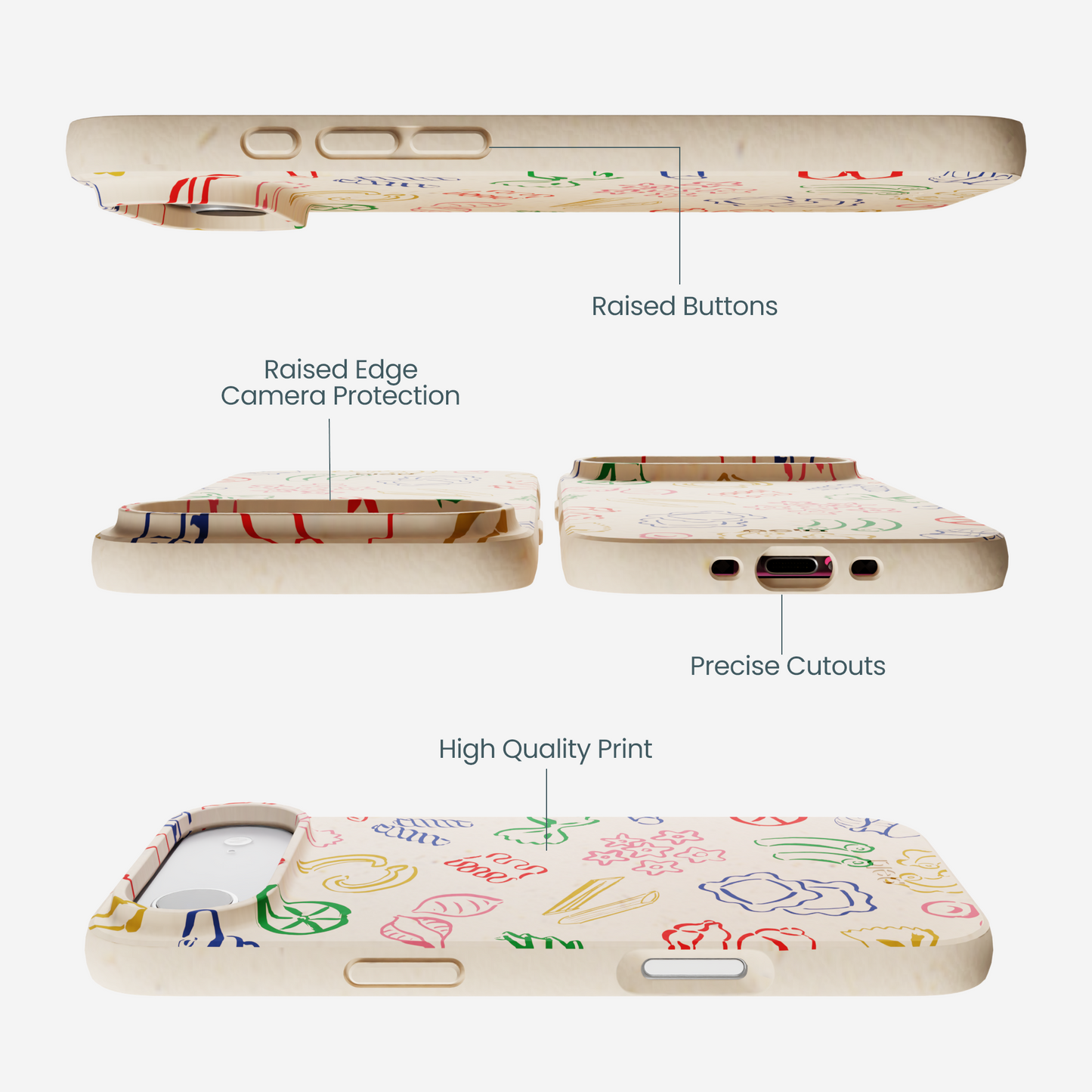 Seashell Carbs iPhone Air Case