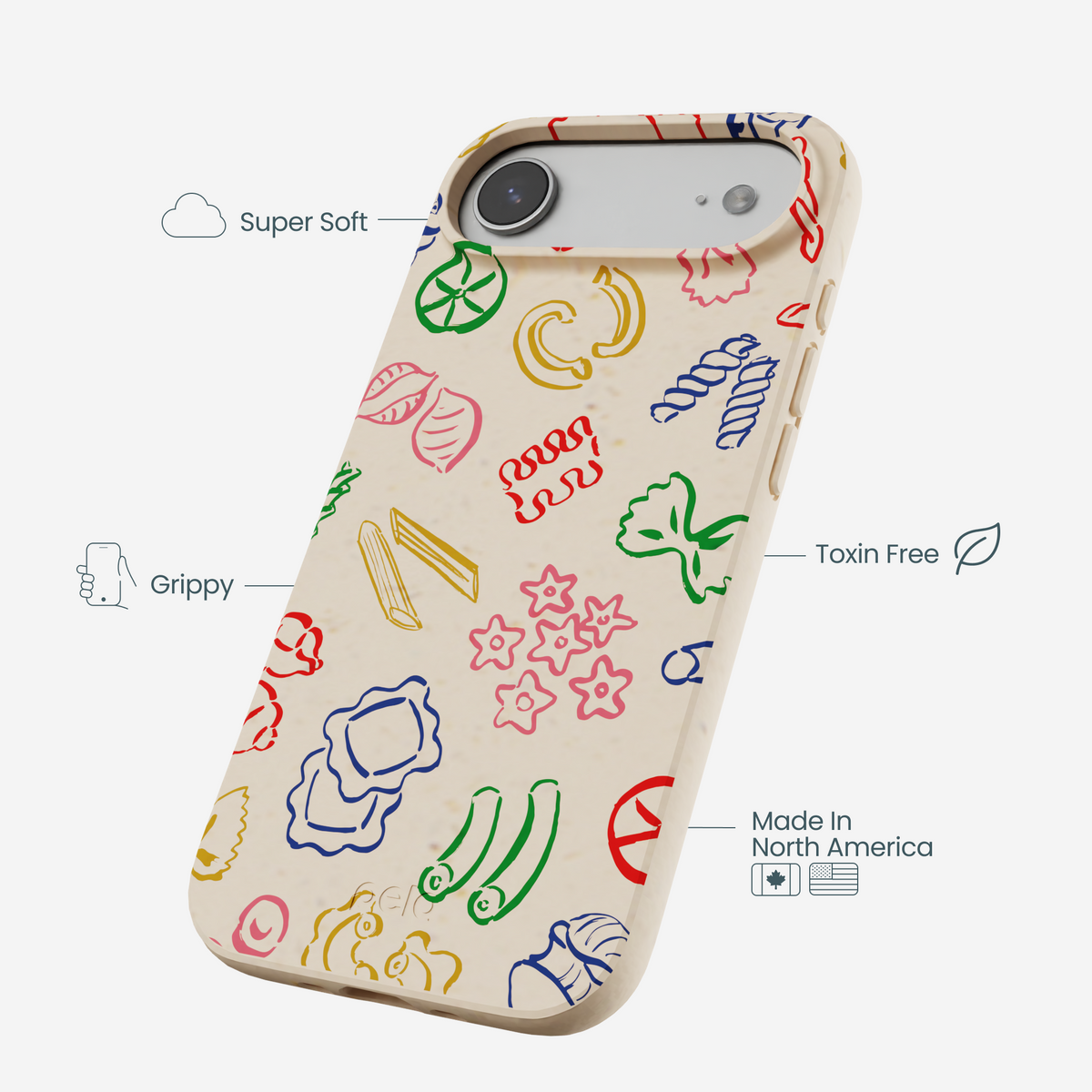 Seashell Carbs iPhone Air Case