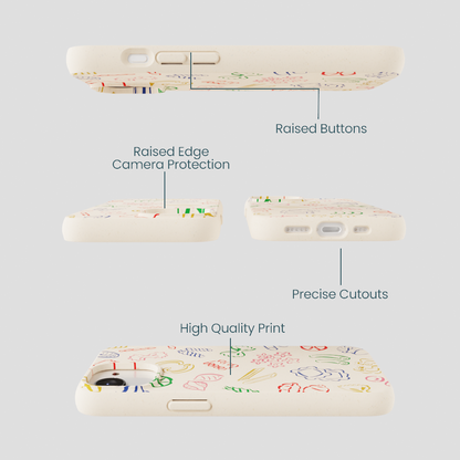 Seashell Carbs iPhone 16e/17e Case