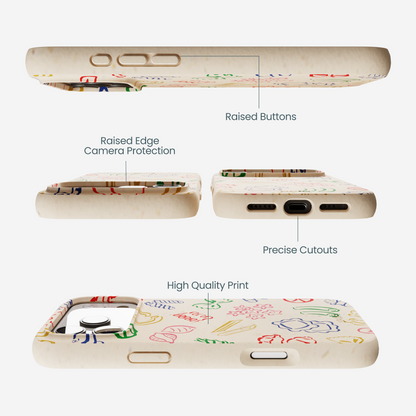 Seashell Carbs iPhone 17 Pro Max Case