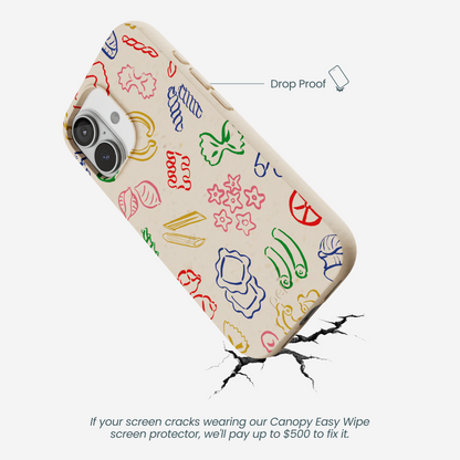 Seashell Carbs iPhone 17 Case