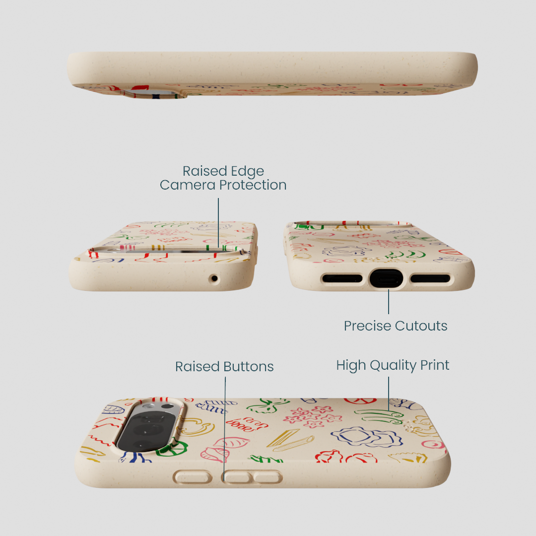 Seashell Carbs Google Pixel 10/10 Pro Case