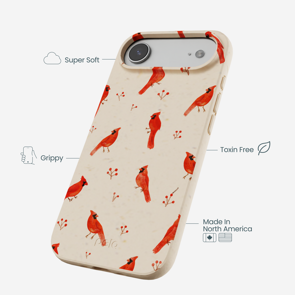 Seashell Cardinals iPhone Air Case