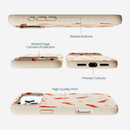 Seashell Cardinals iPhone 17 Pro Max Case