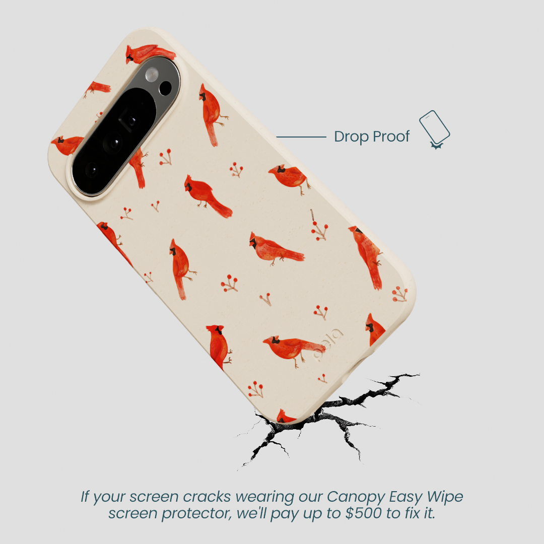 Seashell Cardinals Google Pixel 10 Pro XL Case