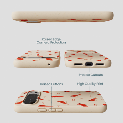 Seashell Cardinals Google Pixel 10 Pro XL Case
