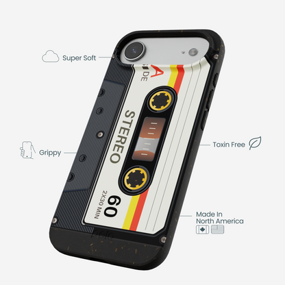 Black Cassette iPhone Air Case