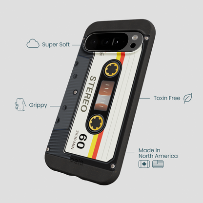 Black Cassette Google Pixel 10 Pro XL Case