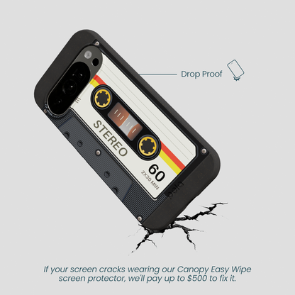 Black Cassette Google Pixel 10/10 Pro Case