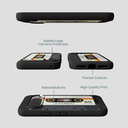 Black Cassette Google Pixel 10/10 Pro Case