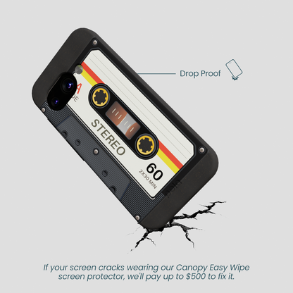 Black Cassette Google Pixel 9a Case