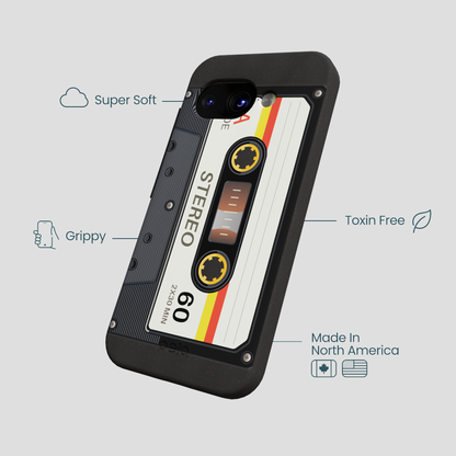 Black Cassette Google Pixel 9a Case