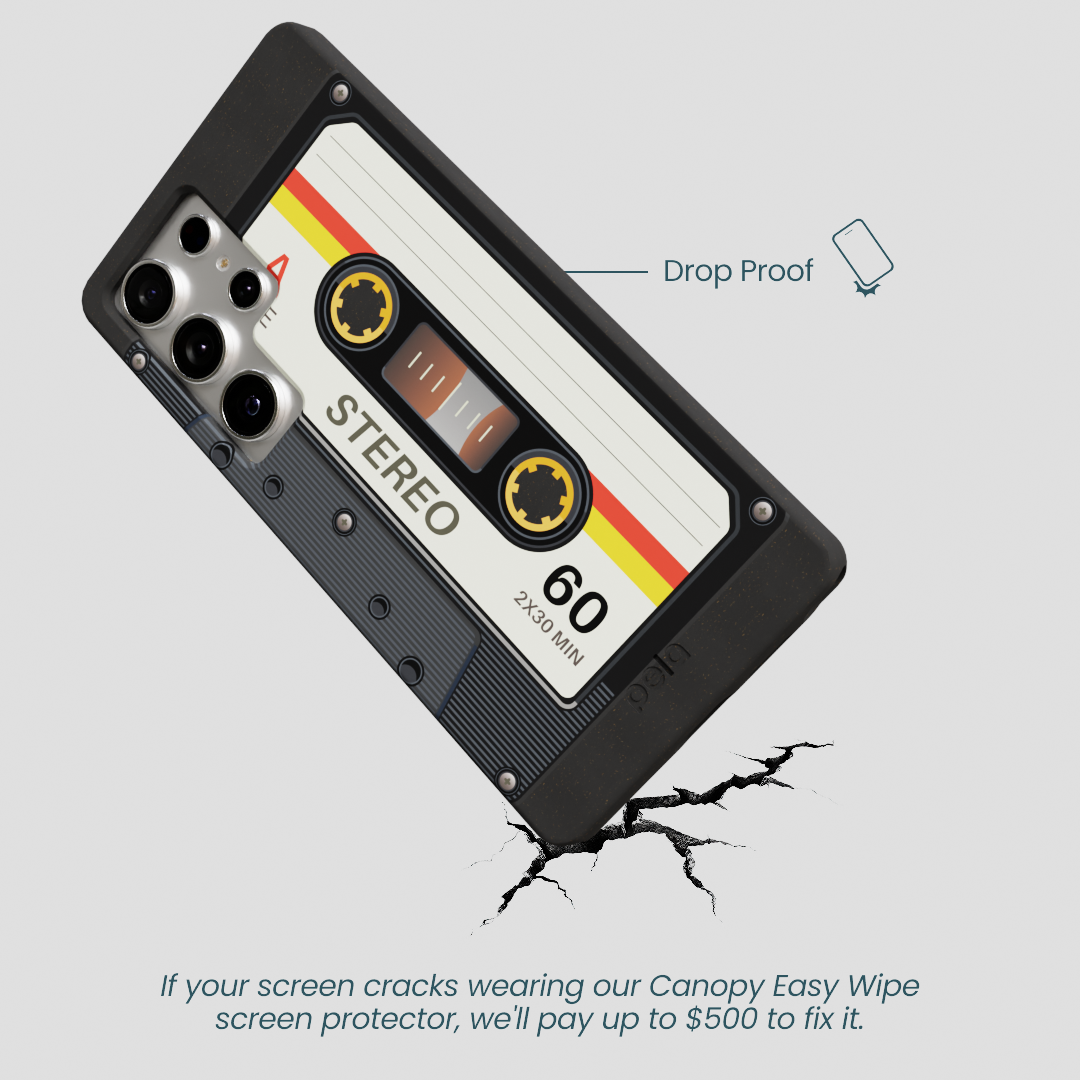 Black Cassette Samsung Galaxy S25 Ultra Case