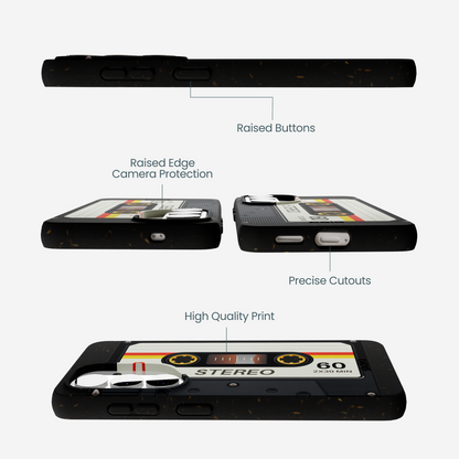 Black Cassette Samsung Galaxy S26 Case