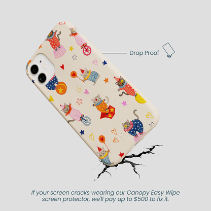 Seashell Cat Clowns iPhone 11 Case