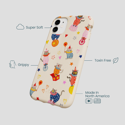 Seashell Cat Clowns iPhone 11 Case