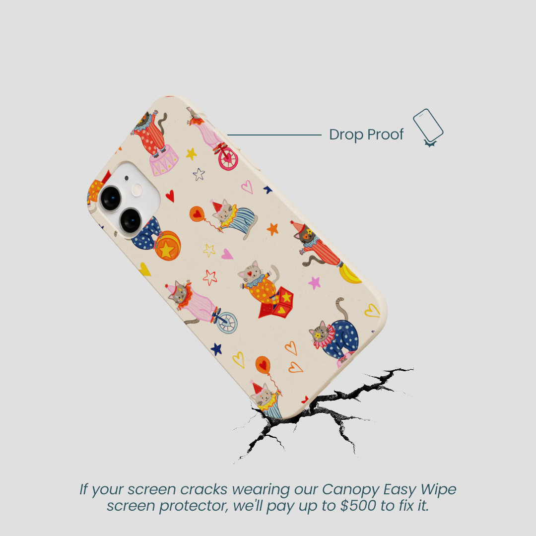Seashell Cat Clowns iPhone 12 Mini Case