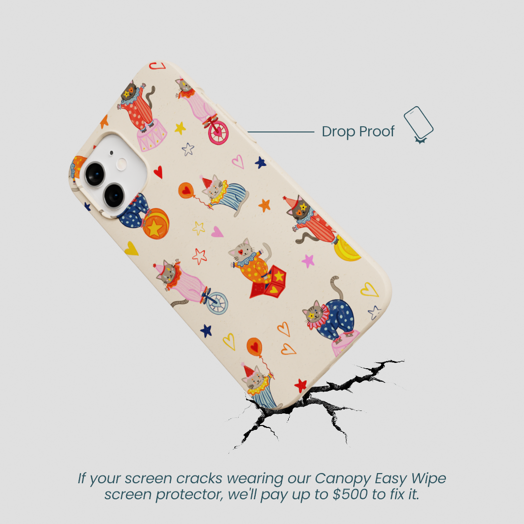 Seashell Cat Clowns iPhone 12/ iPhone 12 Pro Case