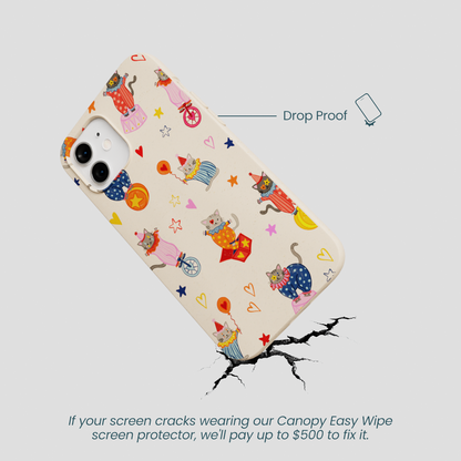 Seashell Cat Clowns iPhone 12/ iPhone 12 Pro Case