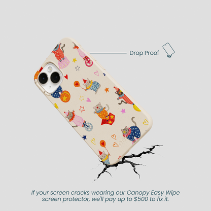 Seashell Cat Clowns iPhone 13 Mini Case
