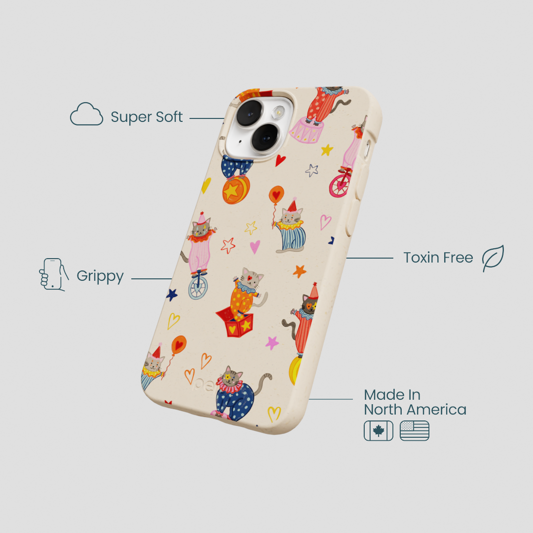 Seashell Cat Clowns iPhone 13 Mini Case
