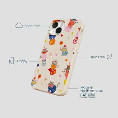 Seashell Cat Clowns iPhone 13 Mini Case