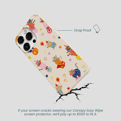 Seashell Cat Clowns iPhone 13 Pro Case