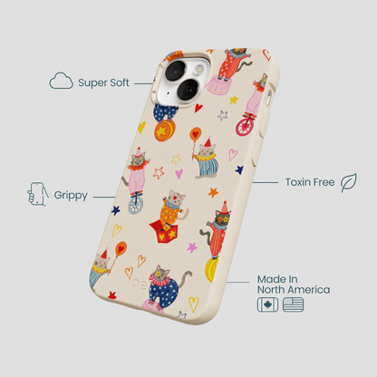Seashell Cat Clowns iPhone 13 Case