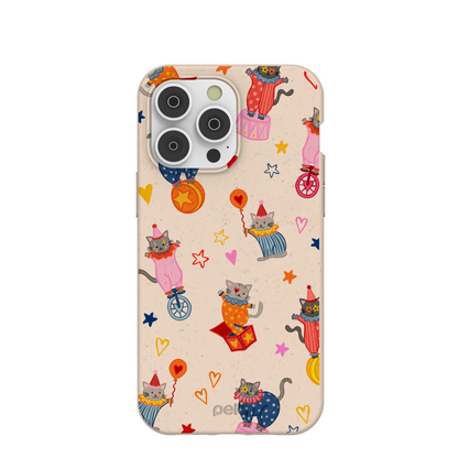 Seashell Cat Clowns iPhone 14 Pro Max Case
