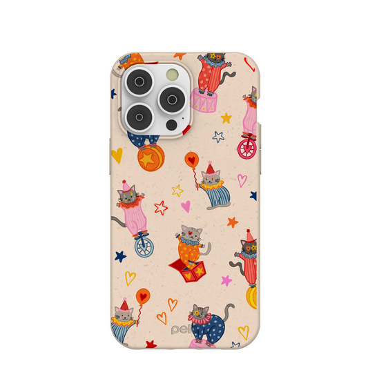 Seashell Cat Clowns iPhone 14 Pro Max Case