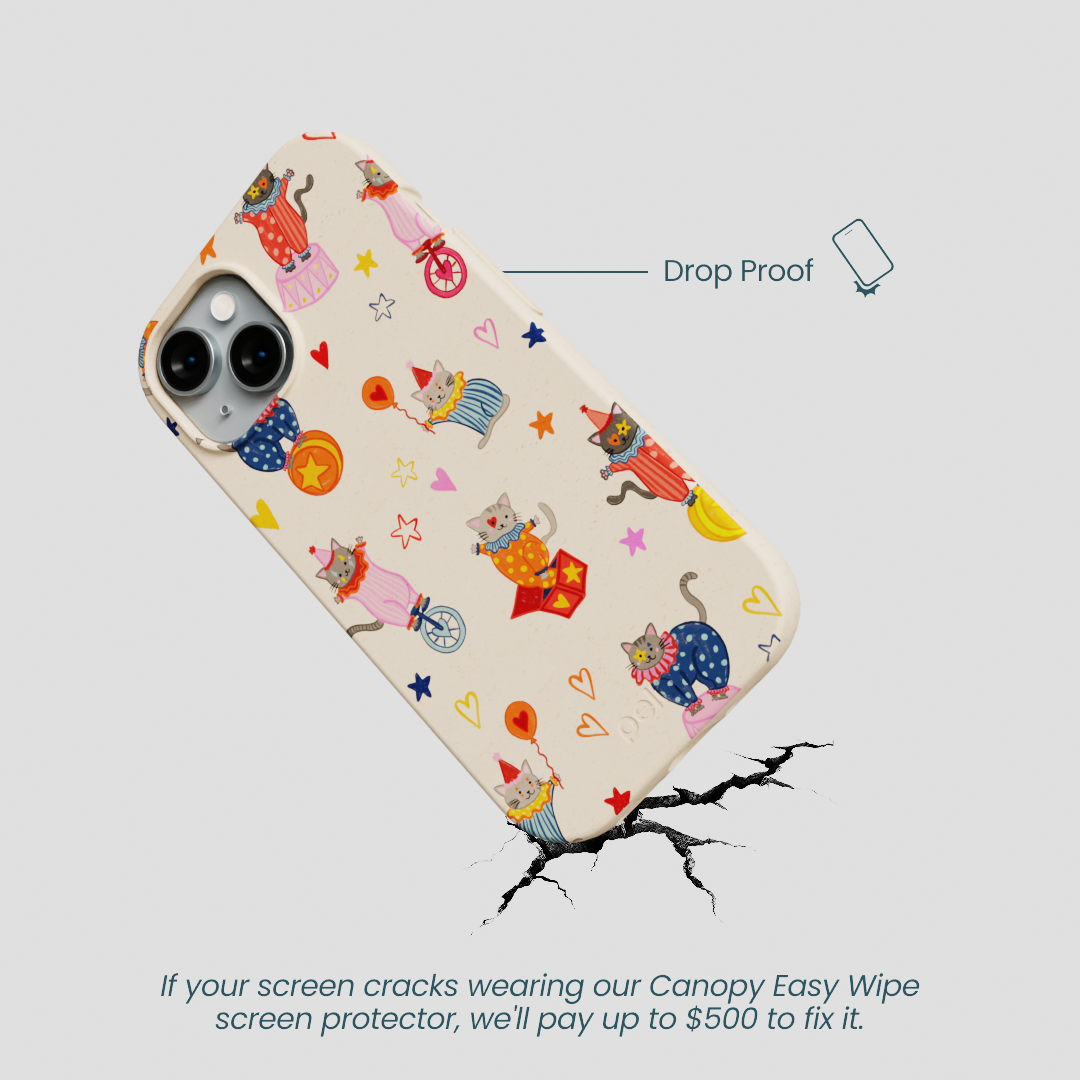 Seashell Cat Clowns iPhone 14 Case