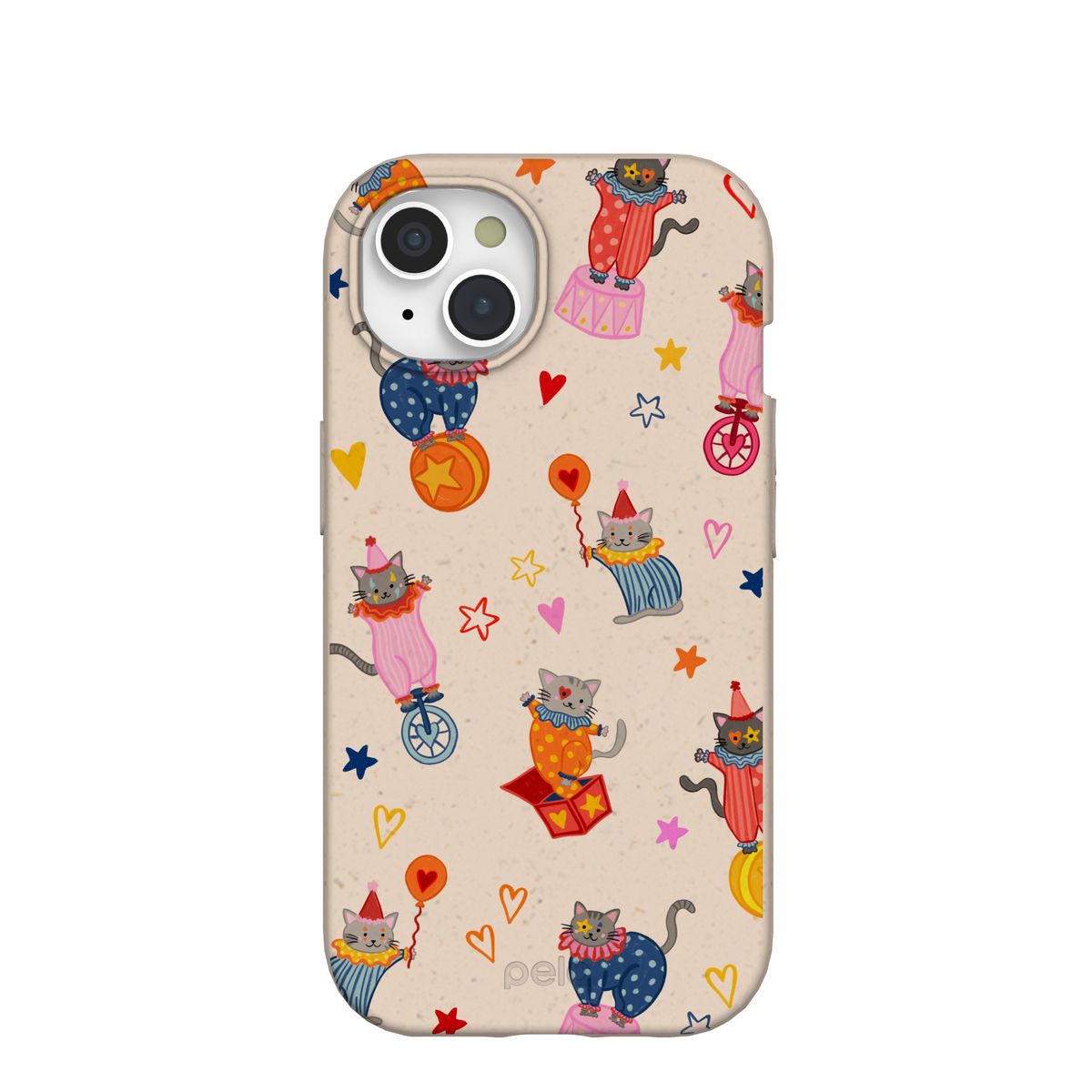 Seashell Cat Clowns iPhone 15 Case