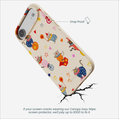 Seashell Cat Clowns iPhone Air Case