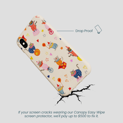Seashell Cat Clowns iPhone XR Case