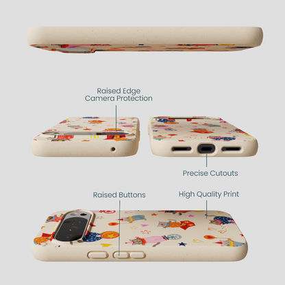 Seashell Cat Clowns Google Pixel 10 Pro XL Case
