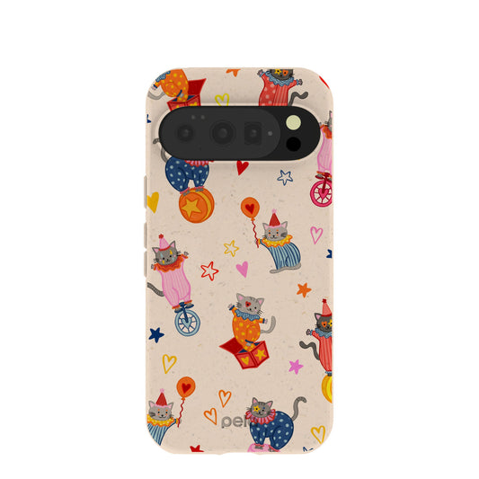 Seashell Cat Clowns Google Pixel 10/10 Pro Case