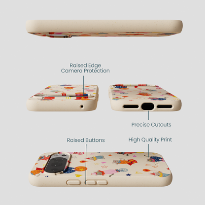 Seashell Cat Clowns Google Pixel 10/10 Pro Case