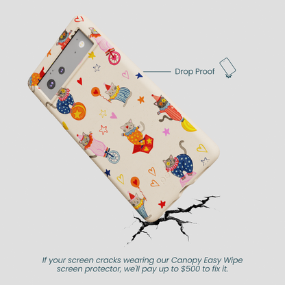 Seashell Cat Clowns Google Pixel 6 Case
