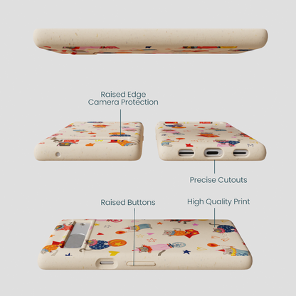 Seashell Cat Clowns Google Pixel 7a Case